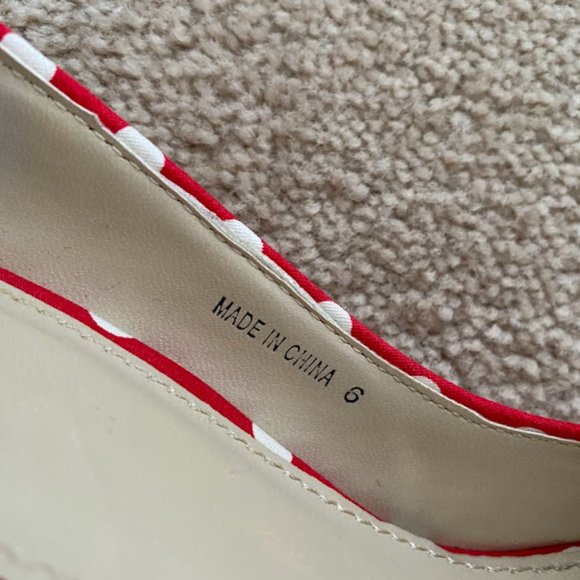 Call It Spring Red Polka Dot Heels - Picture 8 of 8